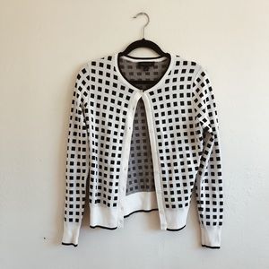 Checkered Cardigan